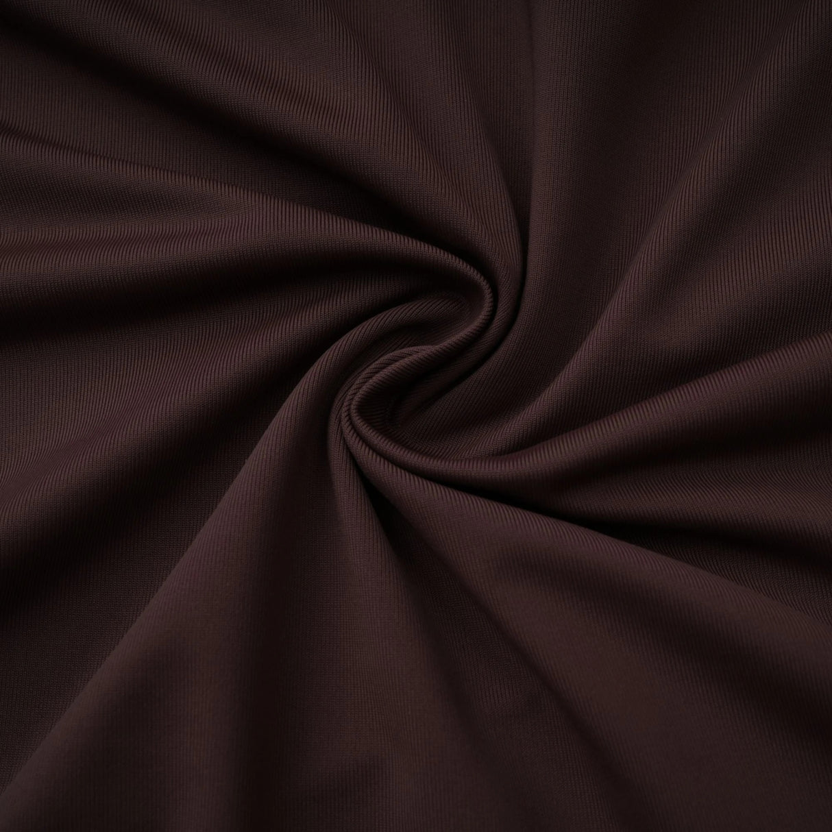 Prune Brown Night Out Asymmetrical Ruched Midi Dress