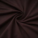 Prune Brown Night Out Asymmetrical Ruched Midi Dress