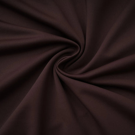 Prune Brown Night Out Asymmetrical Ruched Midi Dress