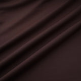 Prune Brown Night Out Asymmetrical Ruched Midi Dress