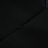 Quitterie Black Lace Panel Maxi Dress