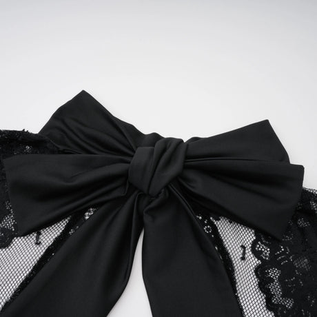 Lidia Maxi Dress Black Lace Panel