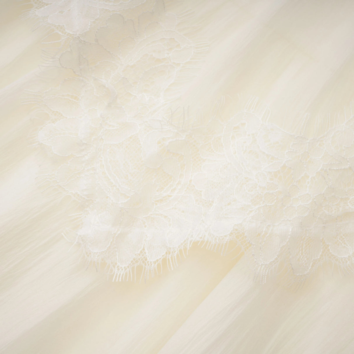 Rachel Beige Tiered Mini Dress with Lace Trim