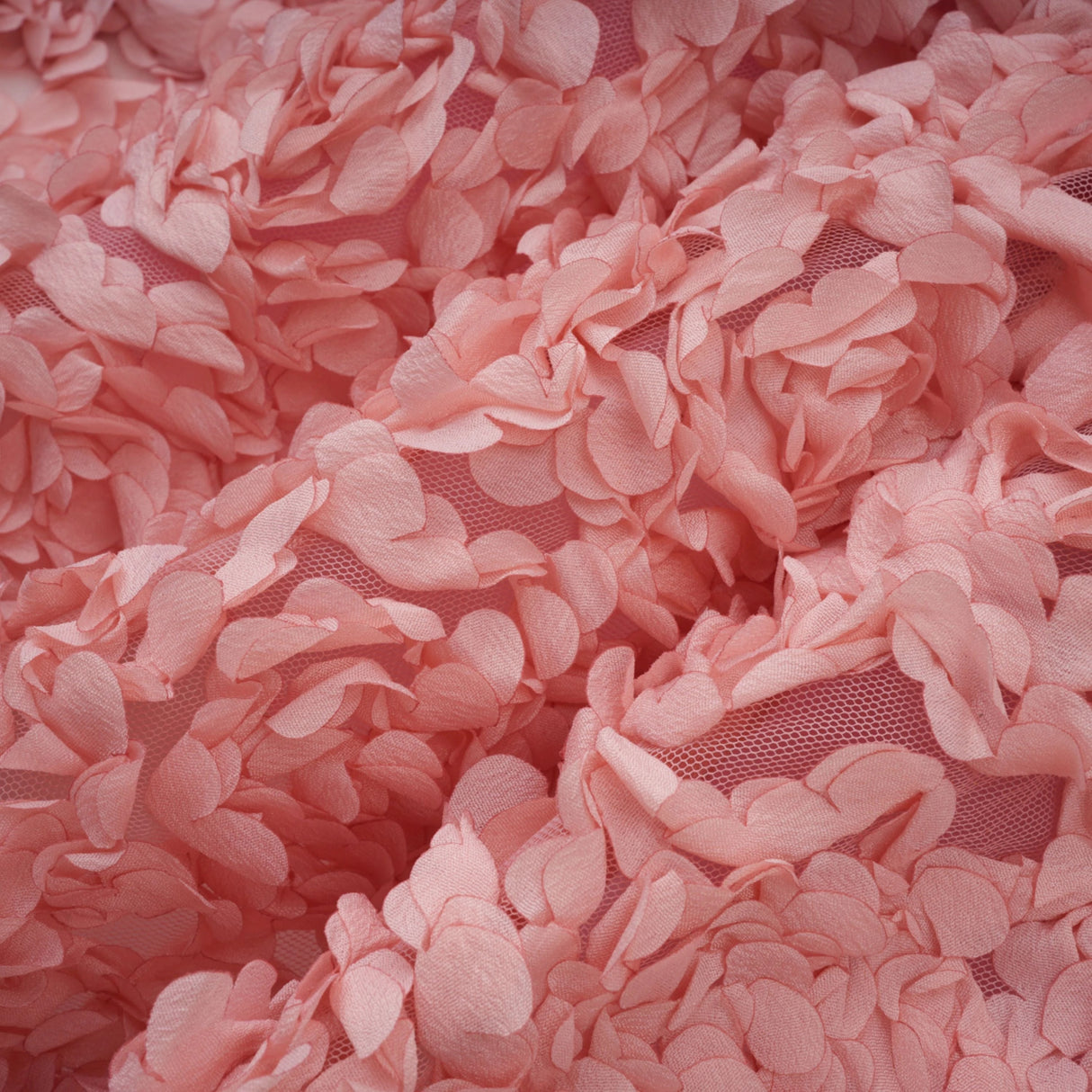 Rachel Pink 3D Petal Tulle Mini Dress