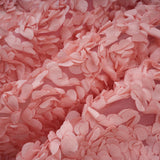 Rachel Pink 3D Petal Tulle Mini Dress