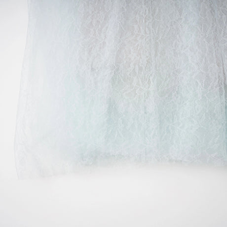 Mariateresa Maxi Dress Blue Floral Lace Pleated