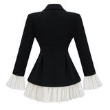 Rébecca Color Block Mini Blazer Dress