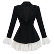 Rébecca Color Block Mini Blazer Dress