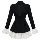 Rébecca Color Block Mini Blazer Dress