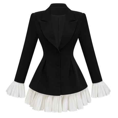 Melissa Dress Color Block Mini Blazer