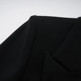 Rébecca Color Block Mini Blazer Dress
