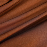 Reine Brown Asymmetrical Ruched Maxi Dress