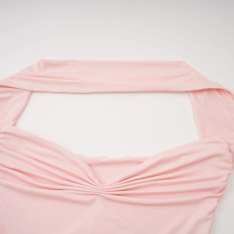 Isabelle Maxi Dress Pink Sweetheart Neck