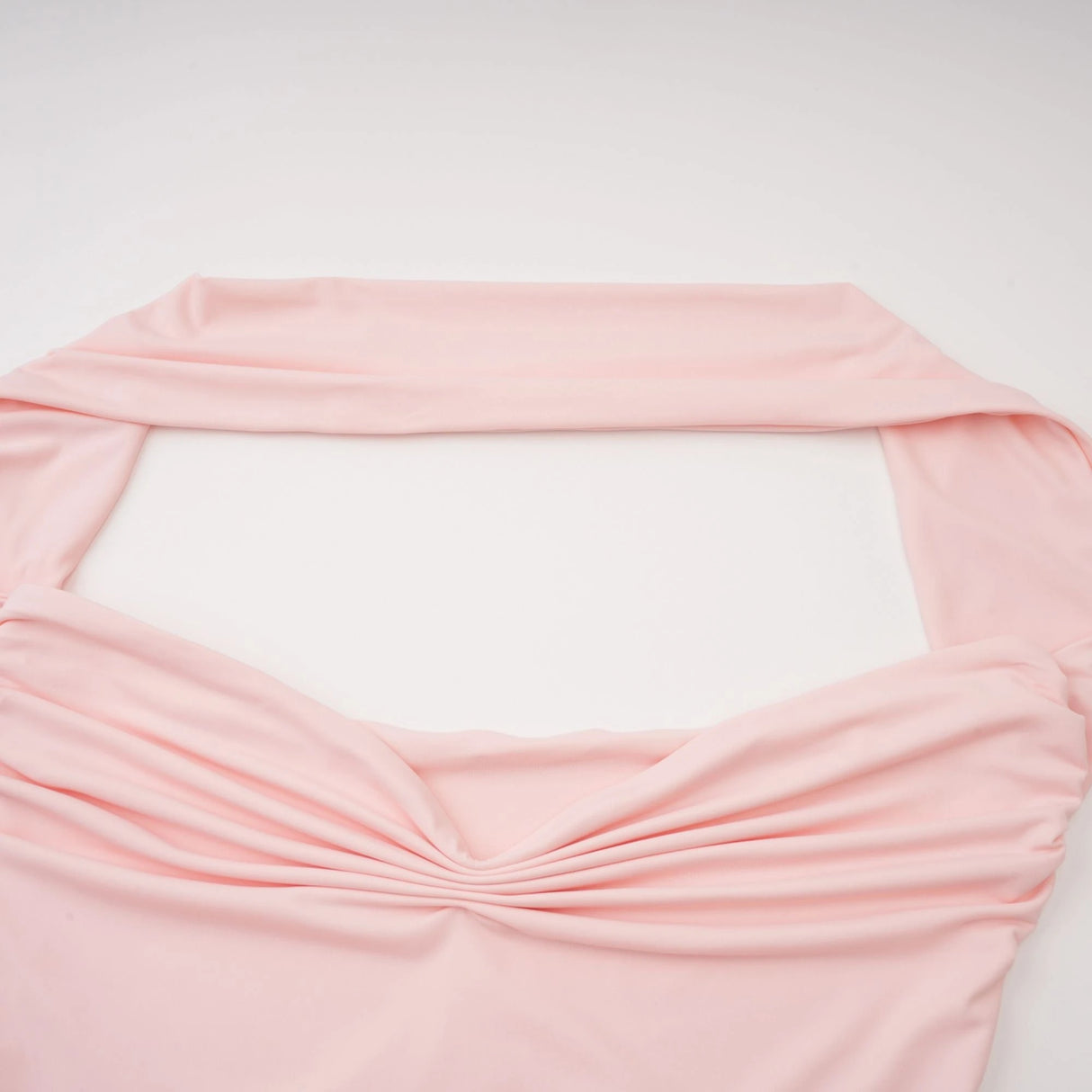 Rêverie Pink Sweetheart Neck Maxi Dress