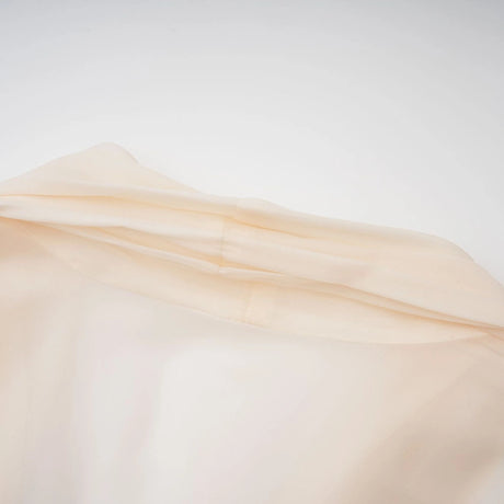 Michelle Maxi Dress Cream White Draped Tulle