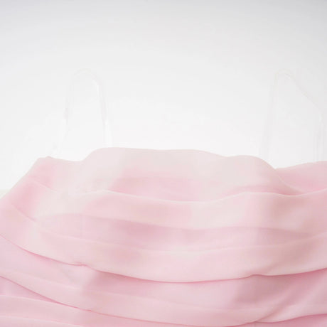 Kaitlin Maxi Dress Pink Strapless Corset Chiffon