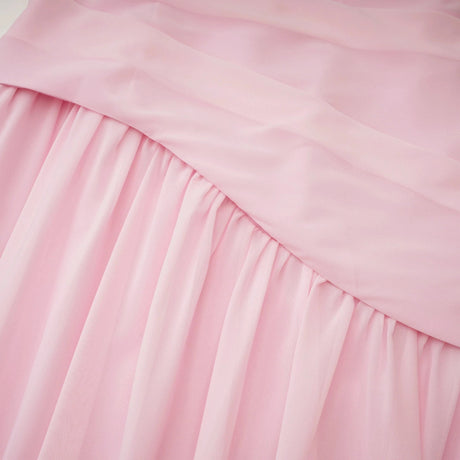 Kaitlin Maxi Dress Pink Strapless Corset Chiffon