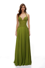 Ronja Emerald Corset Gown
