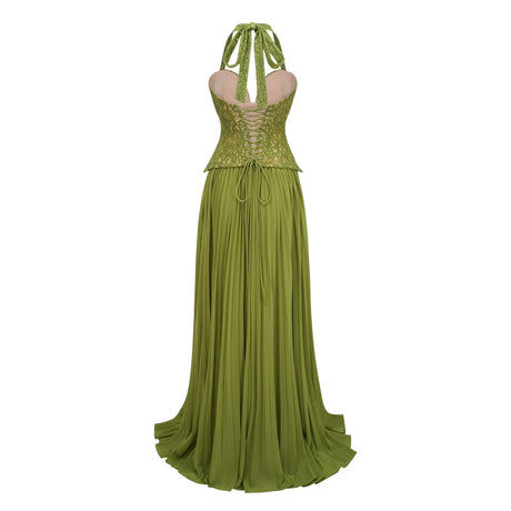 Livia Emerald Corset Gown