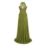 Ronja Emerald Corset Gown