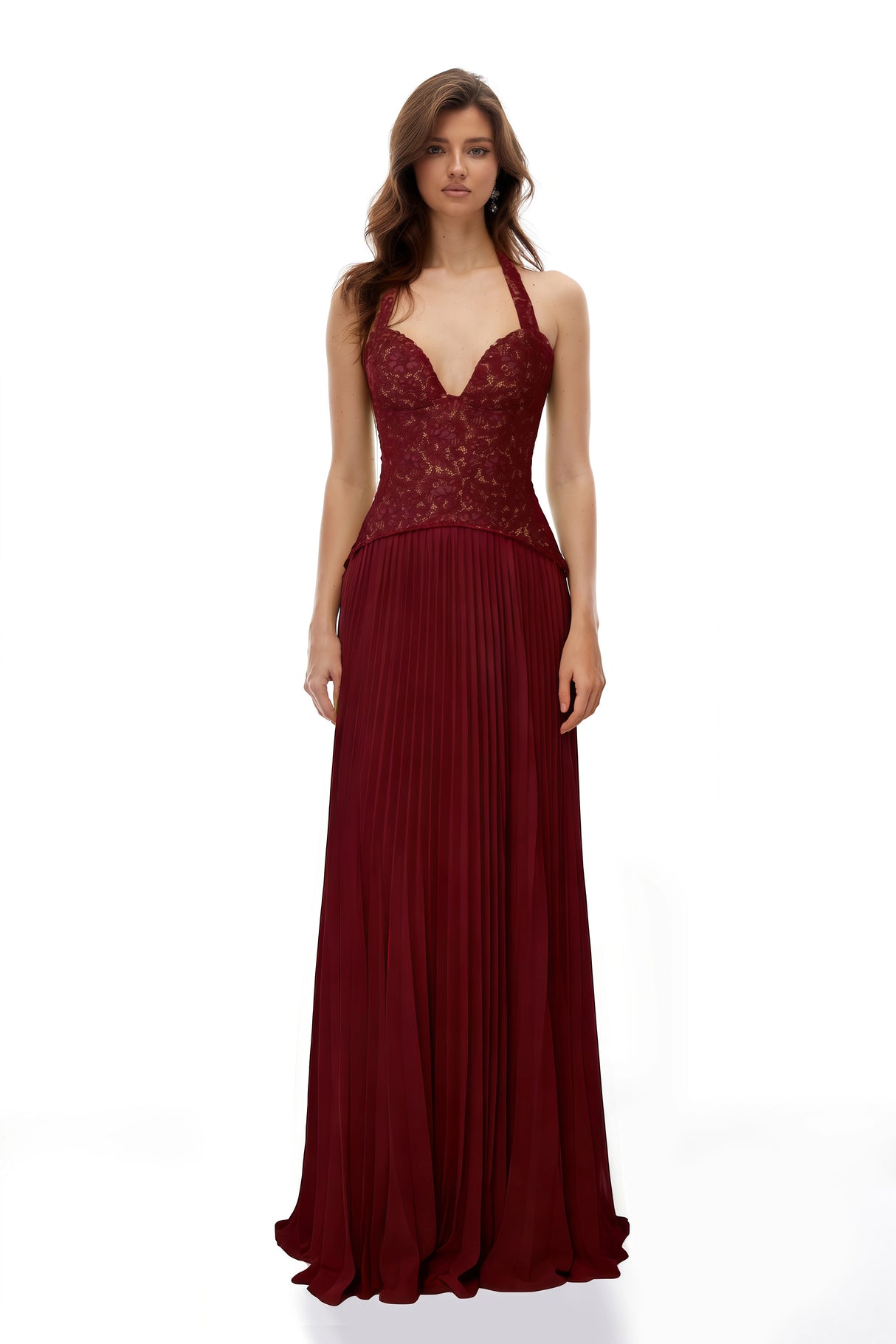Ronja Ruby Red Corset Gown