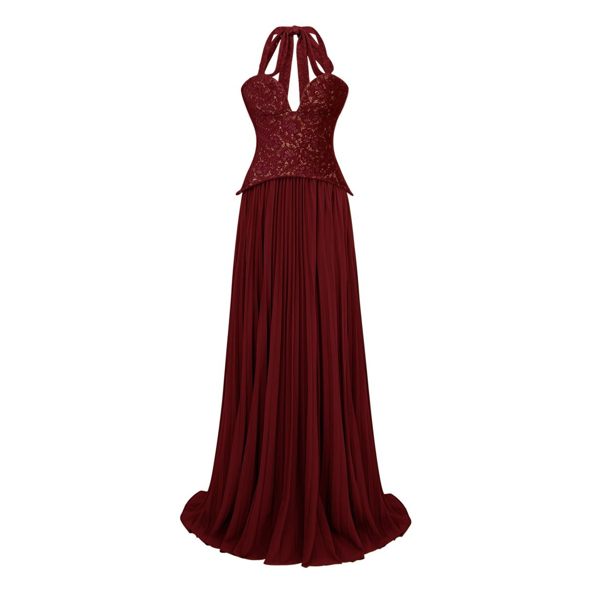Ronja Ruby Red Corset Gown