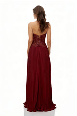 Ronja Ruby Red Corset Gown