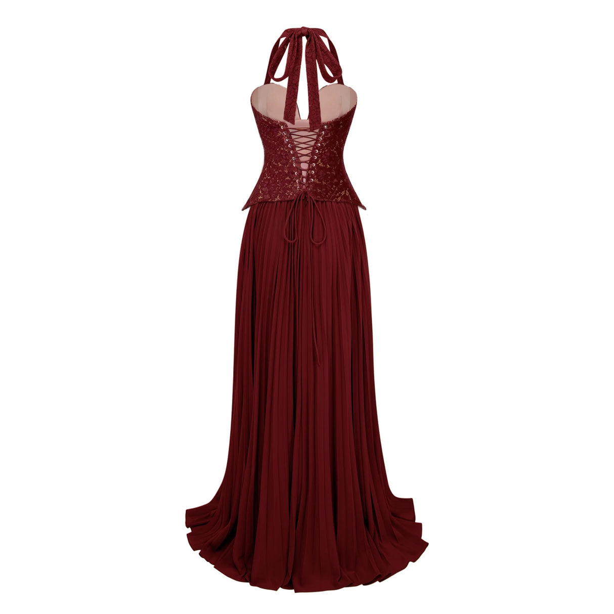 Ronja Ruby Red Corset Gown