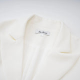 Rosette White Ruched Blazer Mini Dress