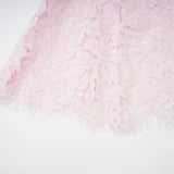 Sabine Pink Floral Lace Mermaid Midi Dress