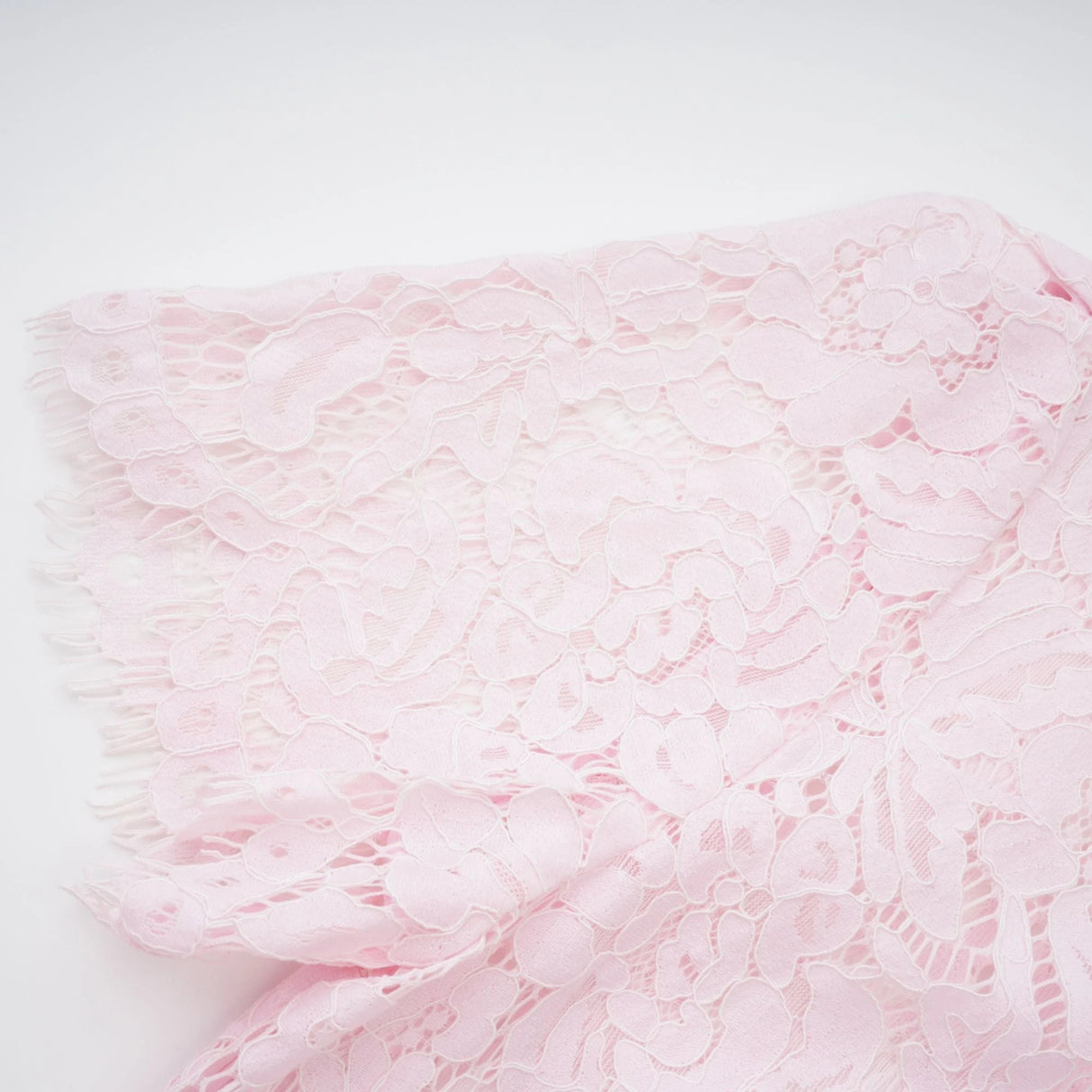 Sabine Pink Floral Lace Mermaid Midi Dress