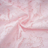 Sabine Pink Floral Lace Mermaid Midi Dress
