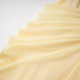 Safiya Yellow Ruched Maxi Dress with Cross Front