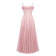 Sakura Ruffled Shirred Tulle Maxi Dress