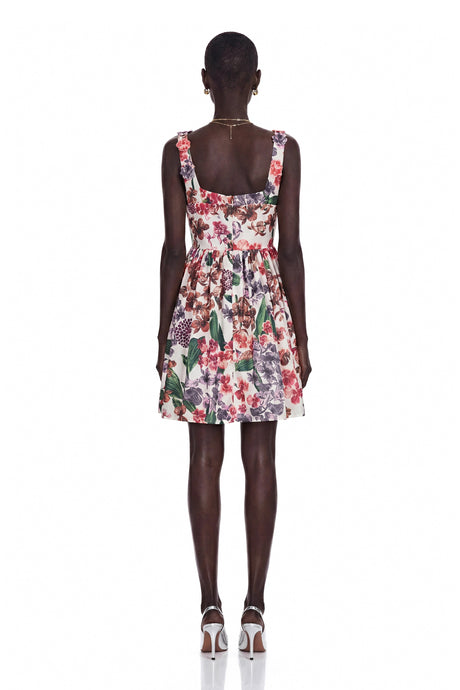 Genoveffa Mini Dress White Floral Print