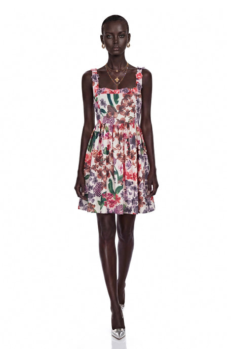 Genoveffa Mini Dress White Floral Print