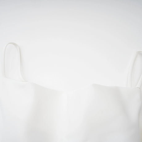 Harper Mini Dress White Cinched Waist with Cape