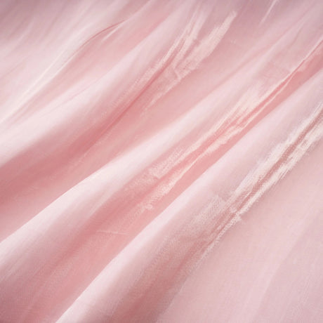 Sarolta Pink Glossy Ruched Maxi Dress