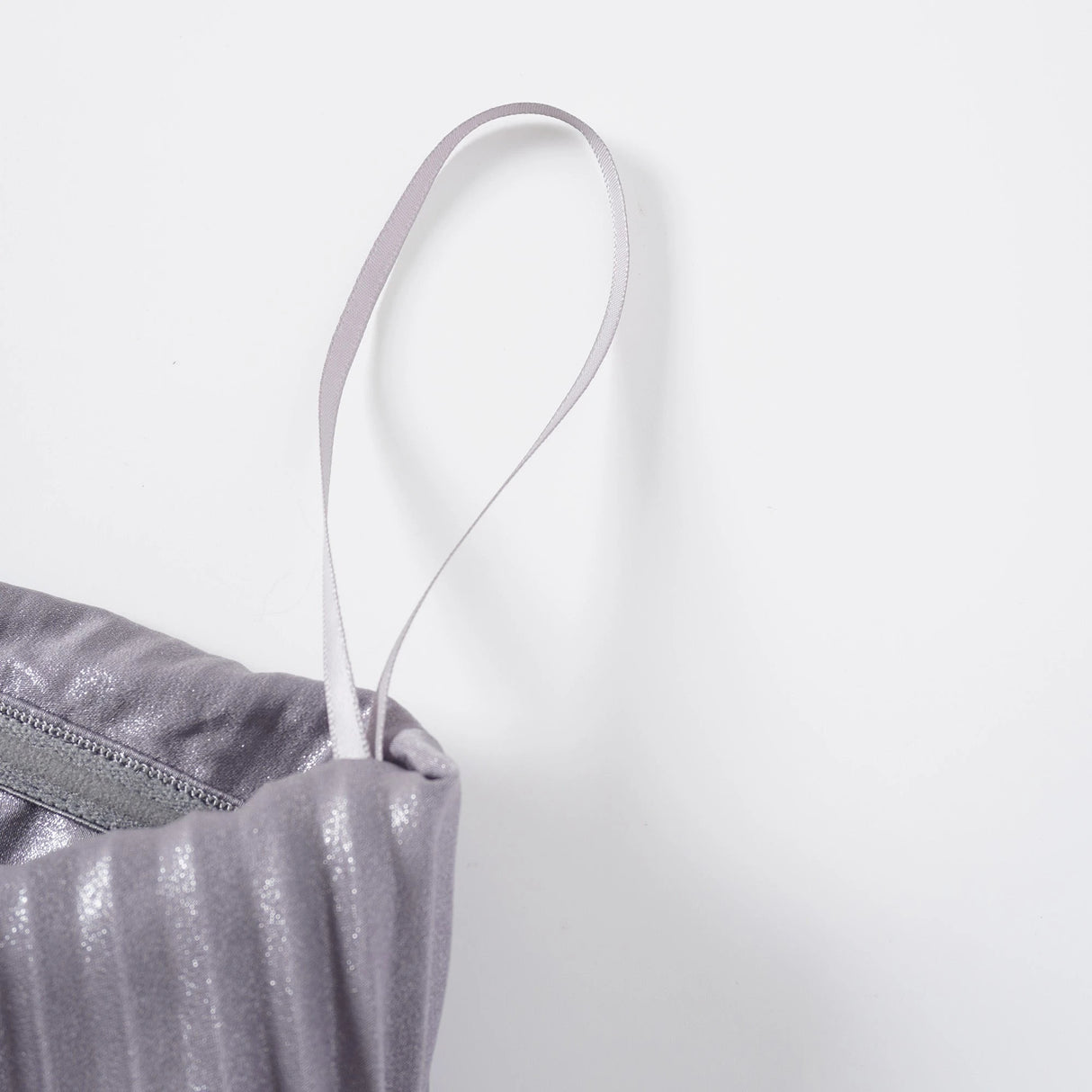 Satiné Purple Fullypleated Maxi Dress
