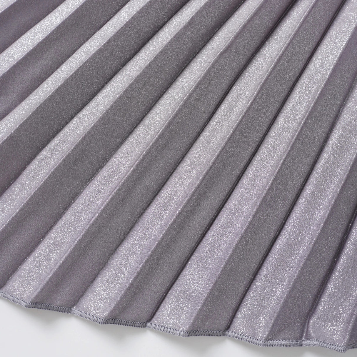 Satiné Purple Fullypleated Maxi Dress