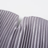 Satiné Purple Fullypleated Maxi Dress