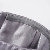 Satiné Purple Fullypleated Maxi Dress