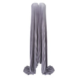 Satiné Purple Fullypleated Maxi Dress
