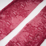 Seraphina Red Floral Lace Maxi Dress with Cape