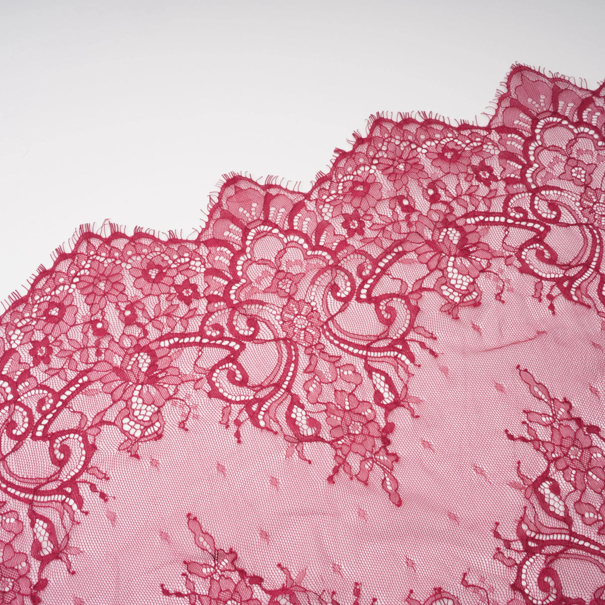 Seraphina Red Floral Lace Maxi Dress with Cape