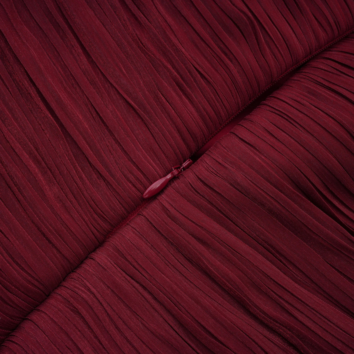 Shifra Burgundy Asymmetrical Cape Maxi Dress