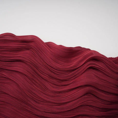 Brenna Maxi Dress Burgundy Asymmetrical Cape