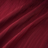 Shifra Burgundy Asymmetrical Cape Maxi Dress