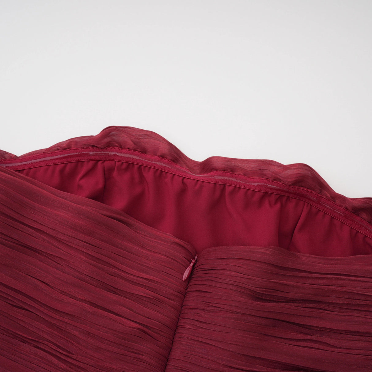 Shifra Burgundy Asymmetrical Cape Maxi Dress