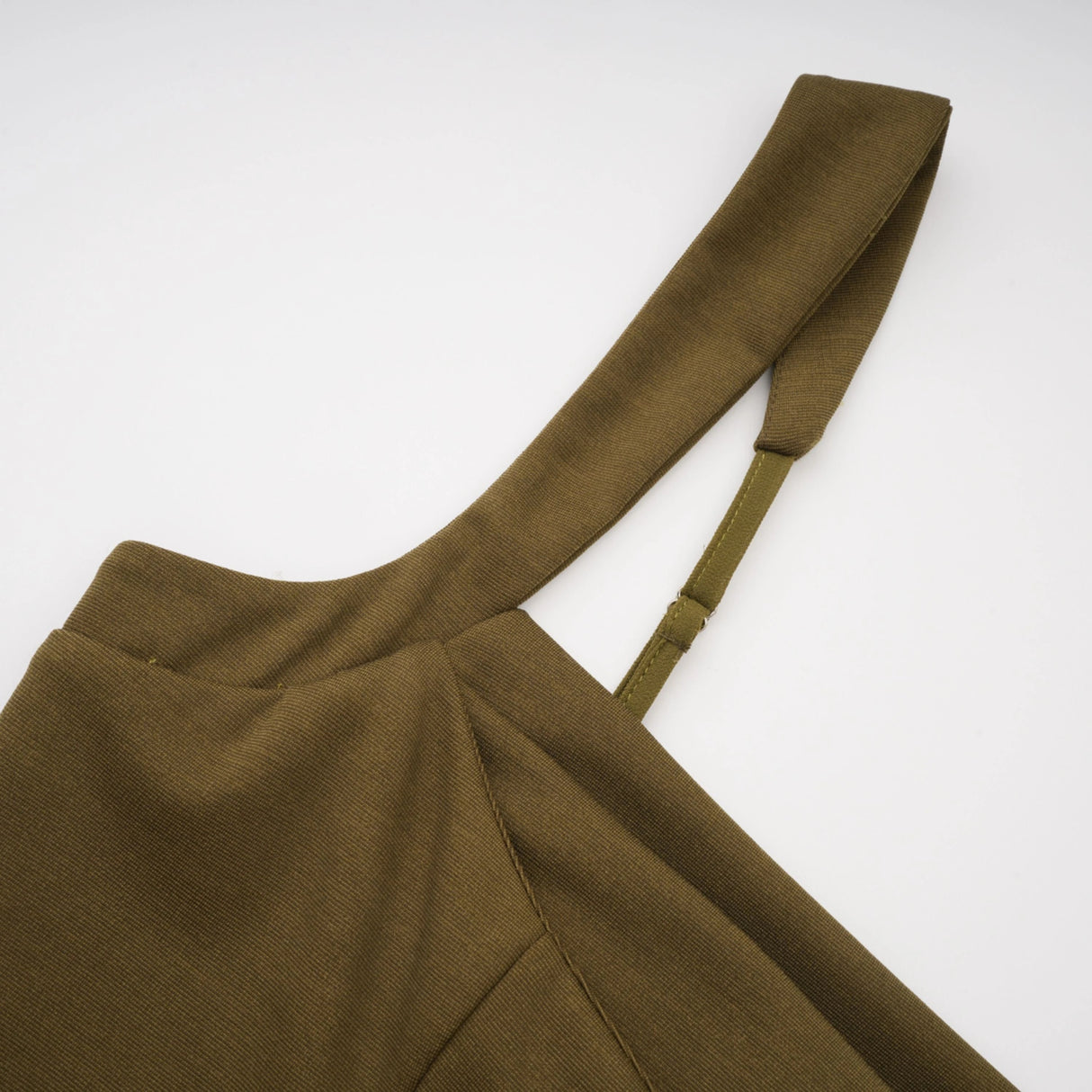 Sidonie Atrovirens Asymmetrical Maxi Gown Without Gloves